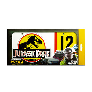 DCJP15 - Jurassic Park Nedry License Plate - Click Distribution (UK) Ltd