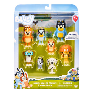 MO17199 - Bluey's Family And Friends Figure 8-Pack - Click Distribution (UK) Ltd