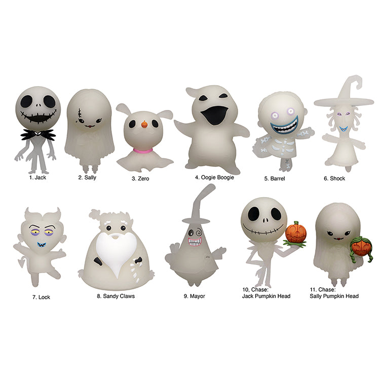 MO22720 - Nightmare Before Christmas Series 8 3D Collectable Keychain - Click Distribution (UK) Ltd