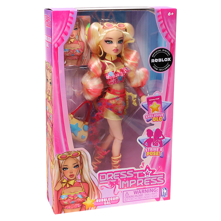 Dress To Impress Series 1 Fashion Doll Bubblegum Gal