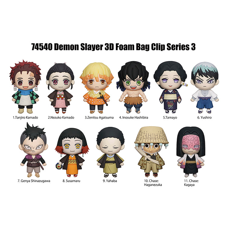 MO45409 - Demon Slayer Series 3 3D Collectable Keychain - Click Distribution (UK) Ltd