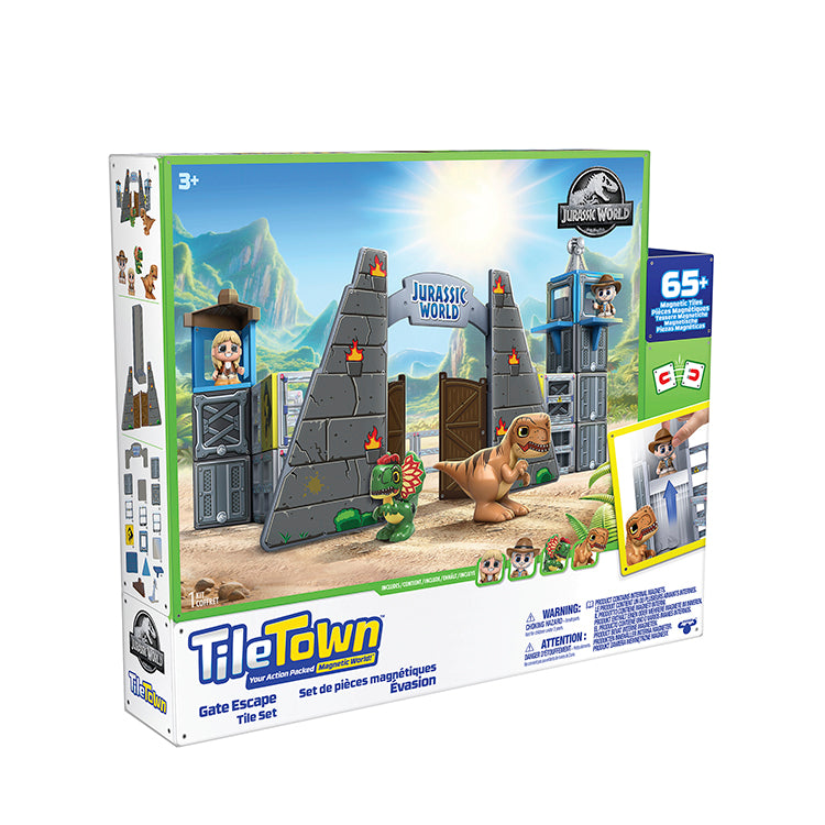Tile Town Jurassic World Dino Escape Construction Set