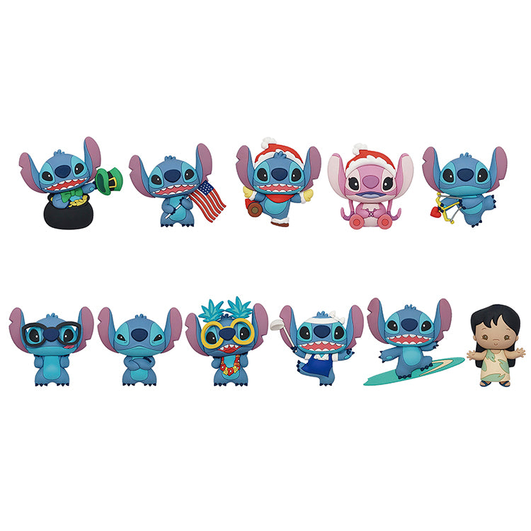 Stitch Series 3 3D Collectable Keychains