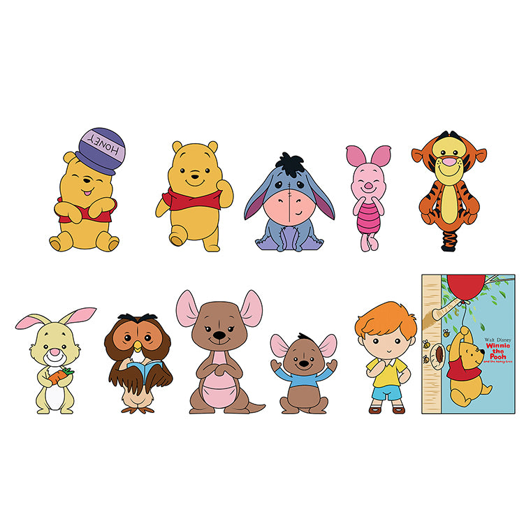 Pooh Series 2 3D Keychains Collectable