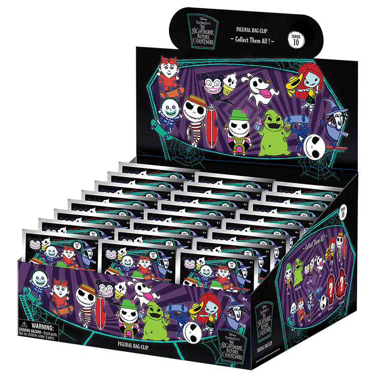 Nightmare Before Christmas Series 10 3D Collectable Keychains