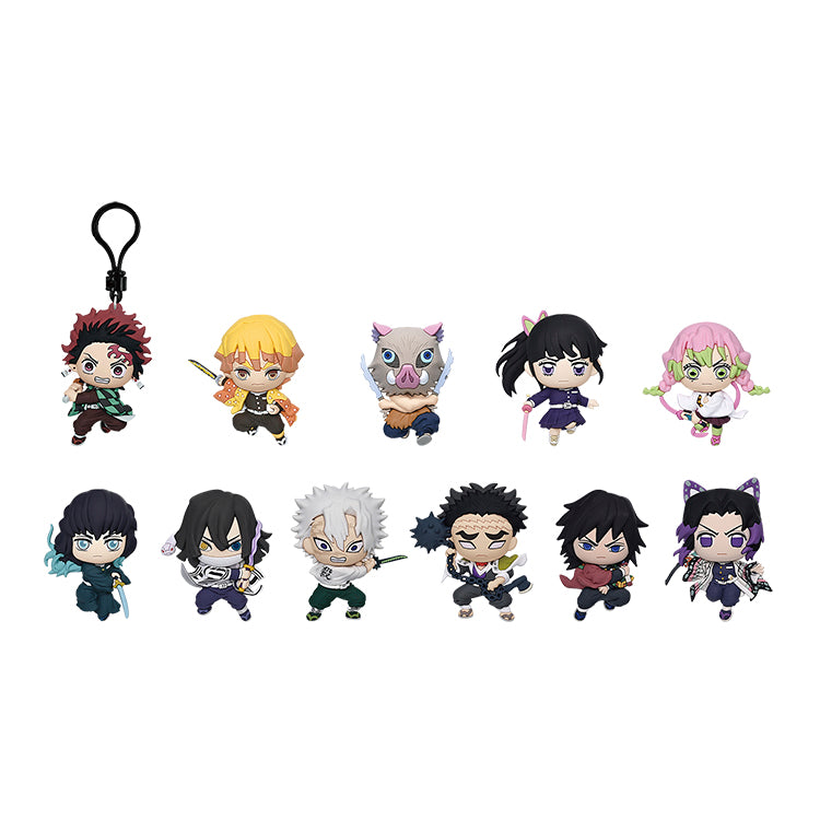 Demon Slayer Series 1 Infinity Castle Movie 3D Keychains