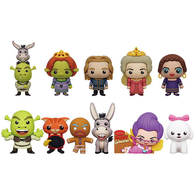 Shrek Series 2 3D Collectable Keychains