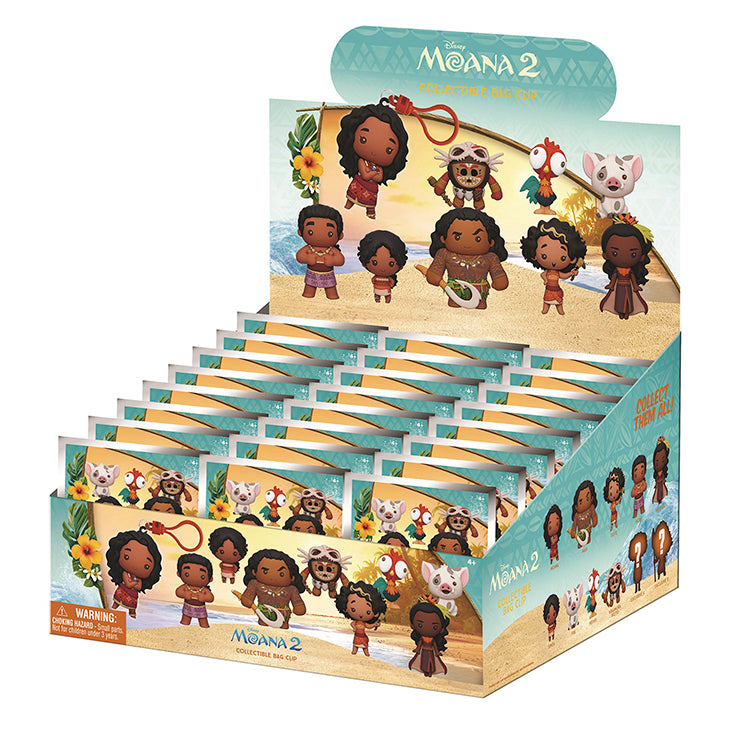 Moana 2 3D Collectable Keychains