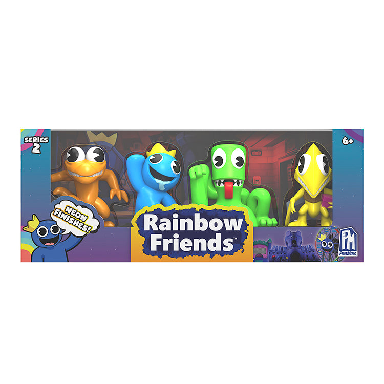 Rainbow Friends Series 2 Collector Figure 4-Pack - Neon