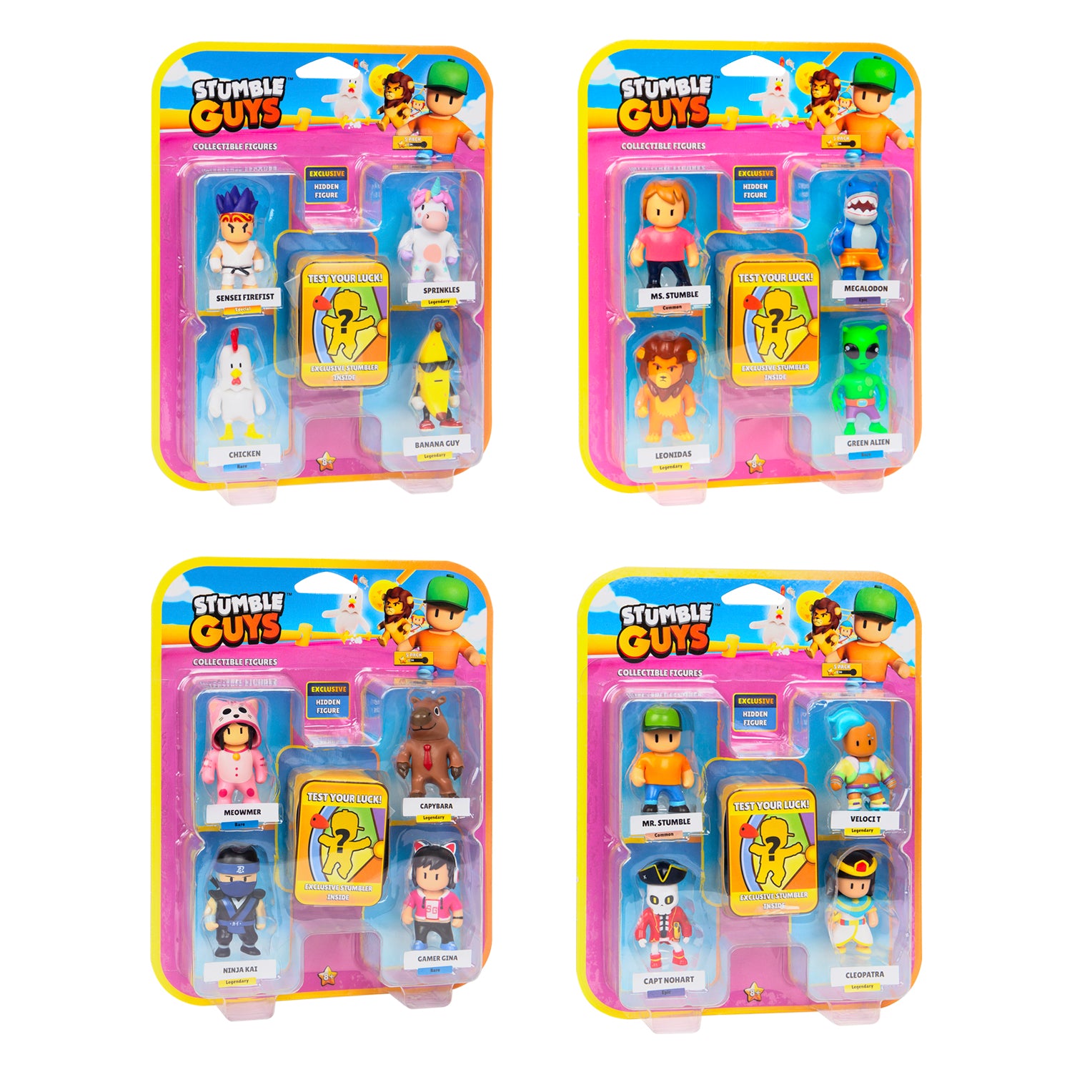SG2040 - Stumble Guys Collectible Figures 5PK Blister *PRE-ORDER* 5PK Blister - Click Distribution (UK) Ltd
