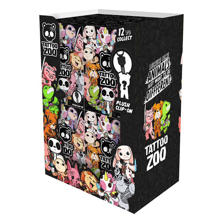 Tattoo Zoo Plush Keychain