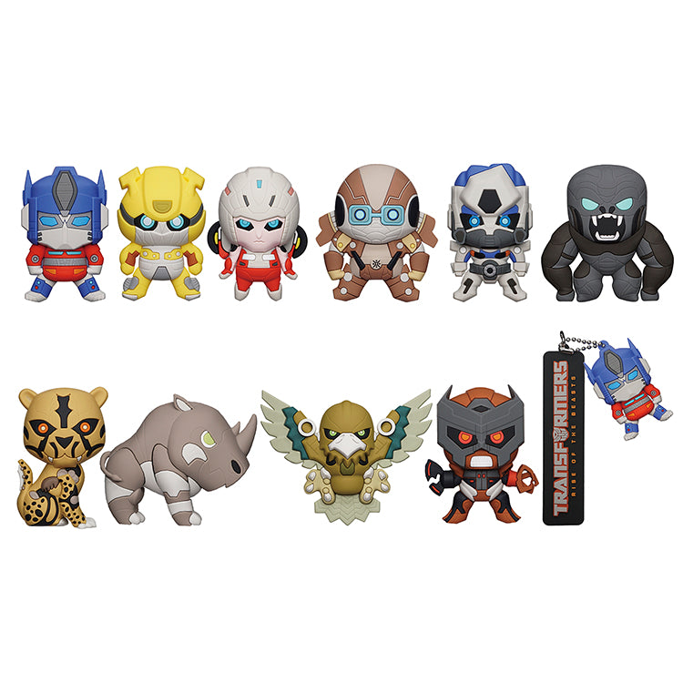 Transformers: Rise of the Beast 3D Collectable Keychains