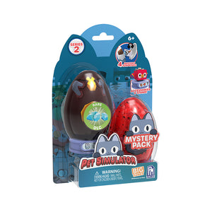 PS1812 - Pet Simulator Series 2 Mystery Pets 2PK Egg 2PK Asst. - Click Distribution (UK) Ltd