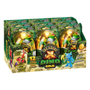 MO41646 - Treasure X Series 2 Dino Gold Action Figure 9PK - Click Distribution (UK) Ltd