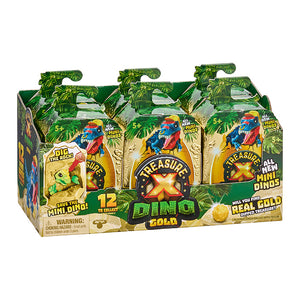 MO41639 - Treasure X Dino Gold Series 2 Mini Dinos - Click Distribution (UK) Ltd