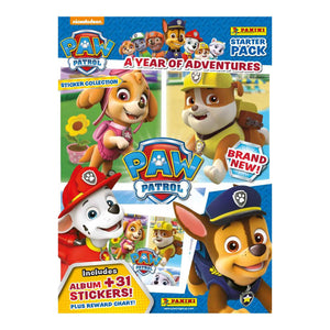 PAWAYOASP - Paw Patrol A Year Of Adventures Sticker Collection Starter Pack - Click Distribution (UK) Ltd